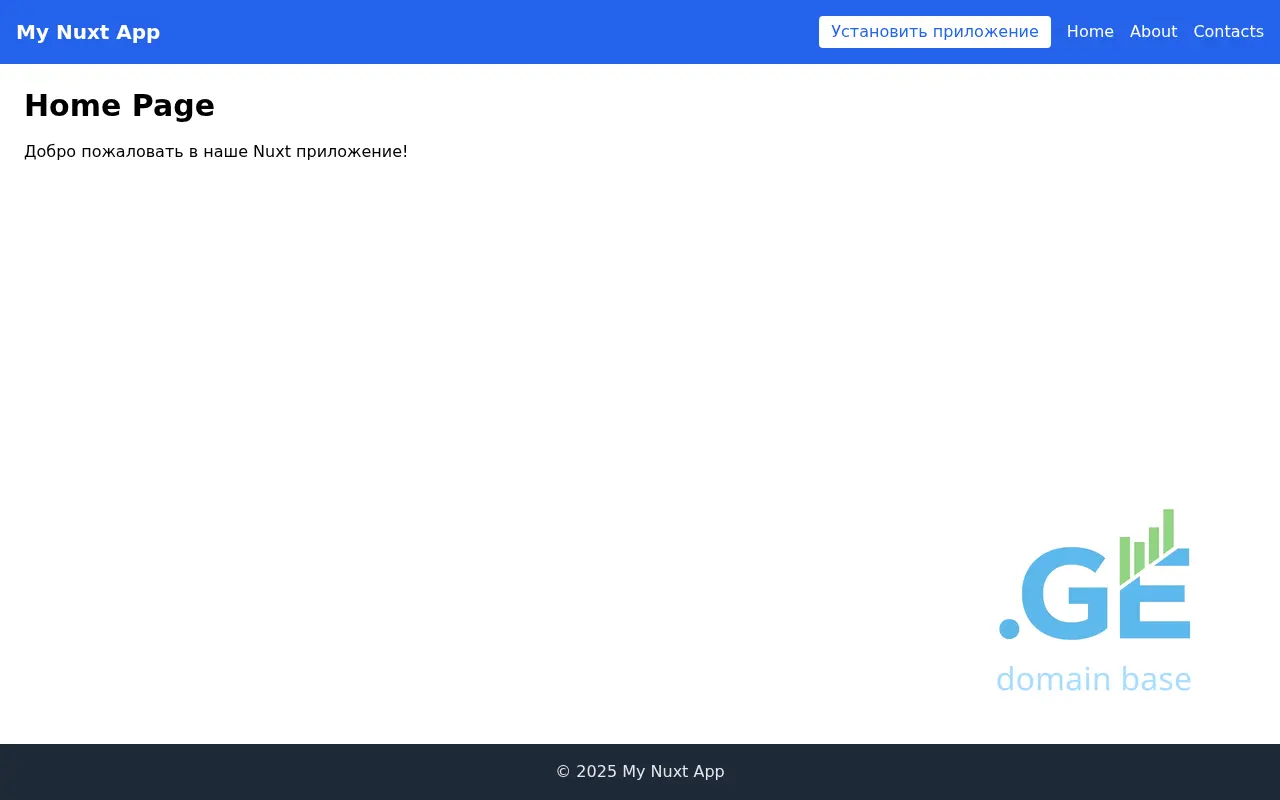 Screenshot of the site techi.ge