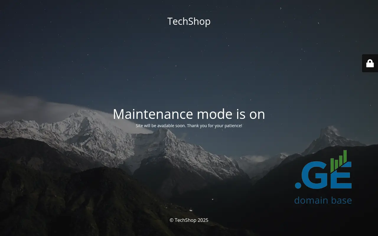 Screenshot of the site techshop.ge
