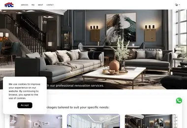 Screenshot of tedaluxe.ge