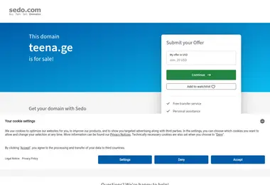 Screenshot of teena.ge