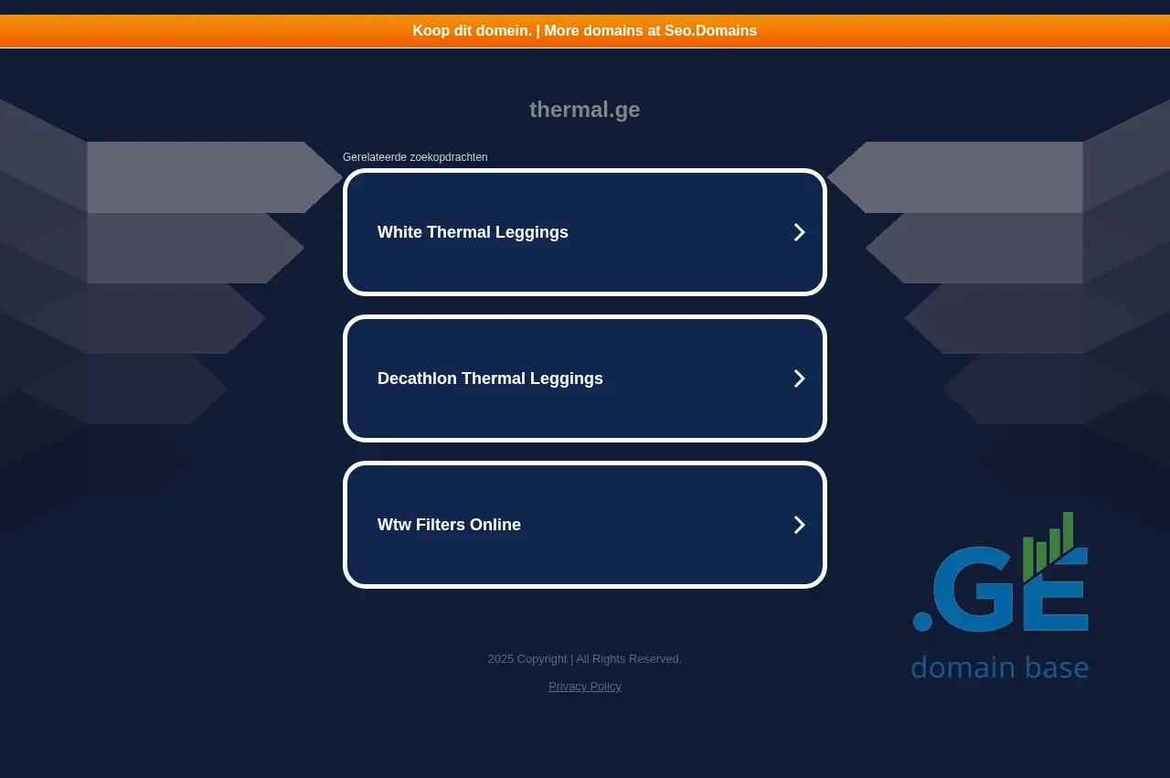 Screenshot of the site thermal.ge