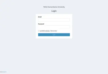 Screenshot of thu.ge