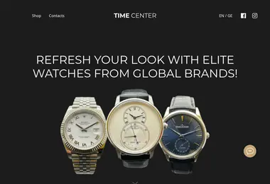 Screenshot of timecenter.ge