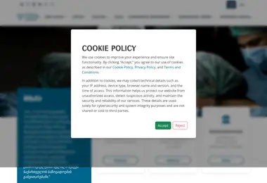 Screenshot of tma.edu.ge