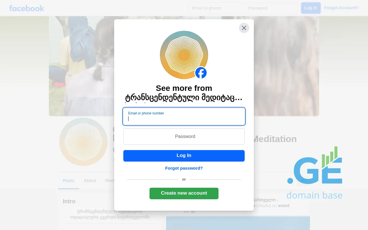 Screenshot of the site tmgeorgia.ge
