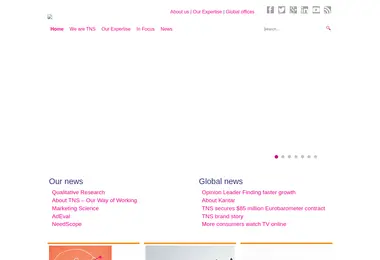 Screenshot of tns-global.ge