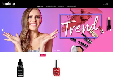 Screenshot of topface.ge