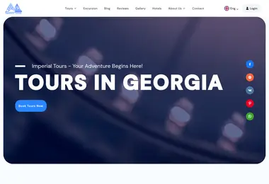 Screenshot of toursingeorgia.ge