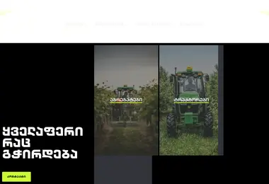Screenshot of tractor.ge