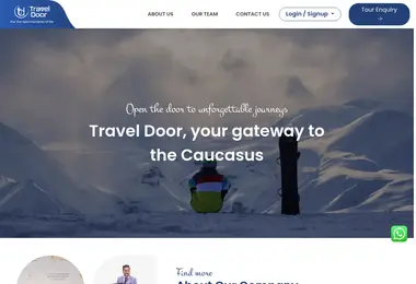 Screenshot of traveldoor.ge