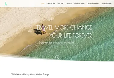 Screenshot of travelmarket.com.ge