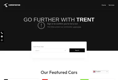 Screenshot of trent.ge