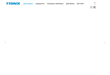 Screenshot of trinx.ge