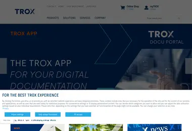Screenshot of trox.ge