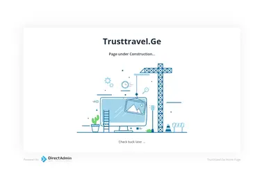 Screenshot of trusttravel.ge