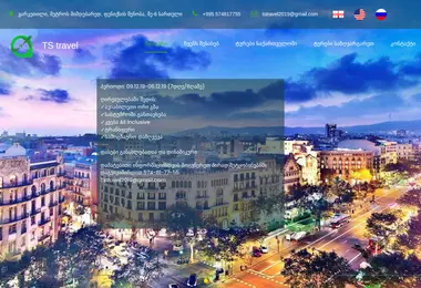 Screenshot of tstravel.ge