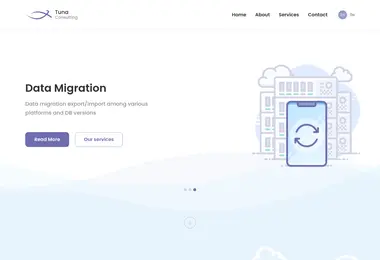 Screenshot of tuna.ge