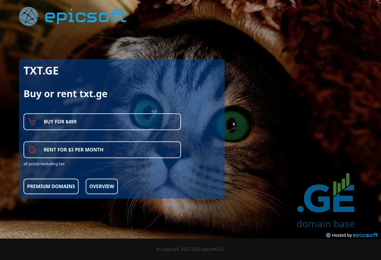 Screenshot of the site txt.ge