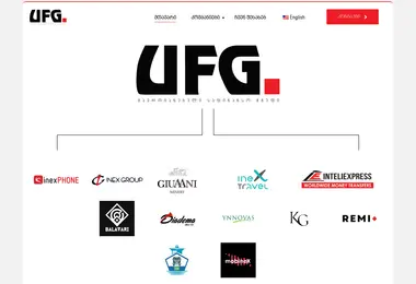 Screenshot of ufg.ge