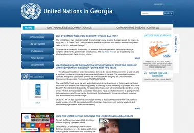Screenshot of ungeorgia.ge