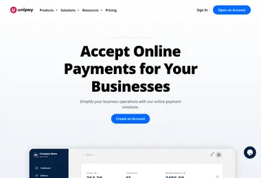 Screenshot of unipay.ge