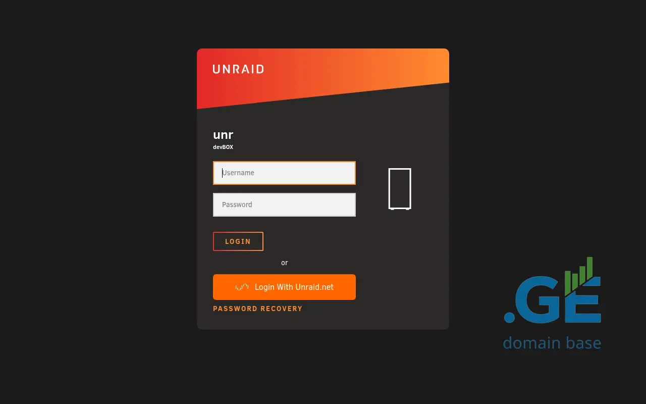 Screenshot of the site unr.ge