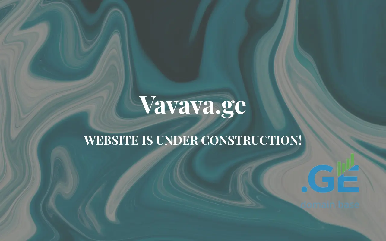 Screenshot of the site vavava.ge
