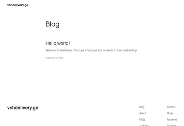 Screenshot of vchdelivery.ge