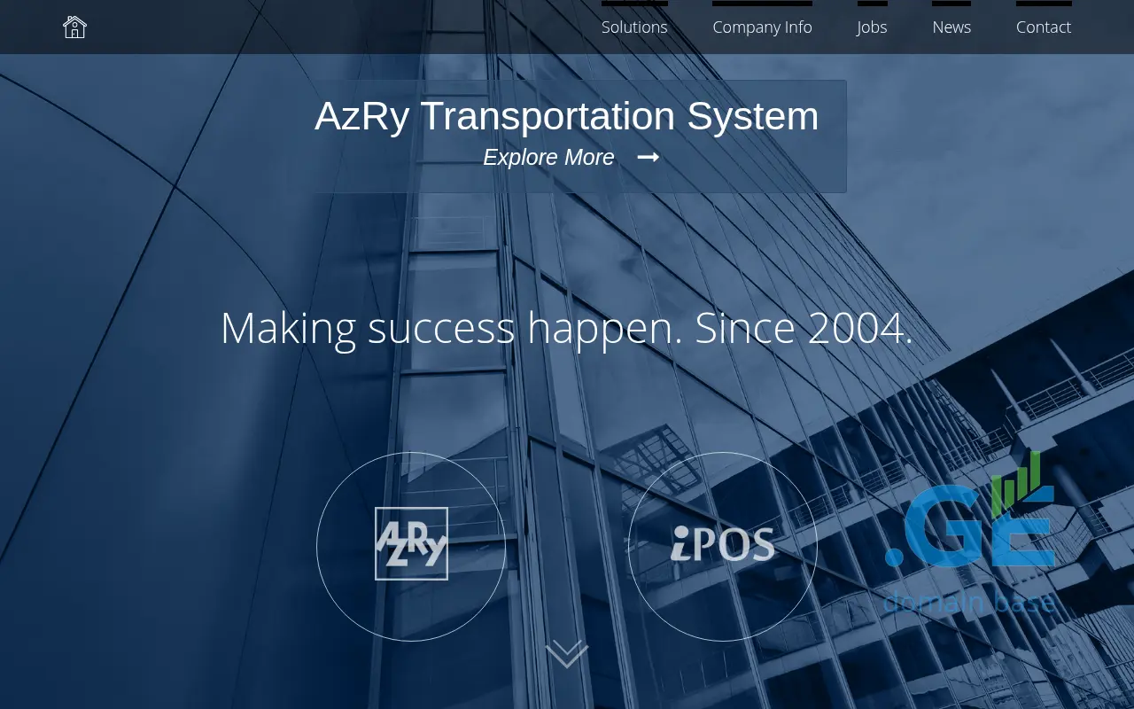 Screenshot of the site verifone.ge
