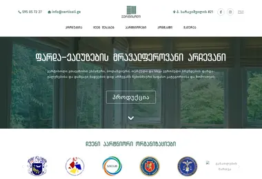 Screenshot of vertisoli.ge