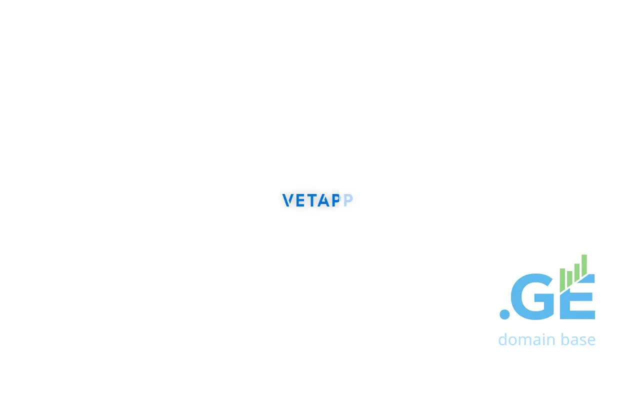 Screenshot of the site vet-app.ge