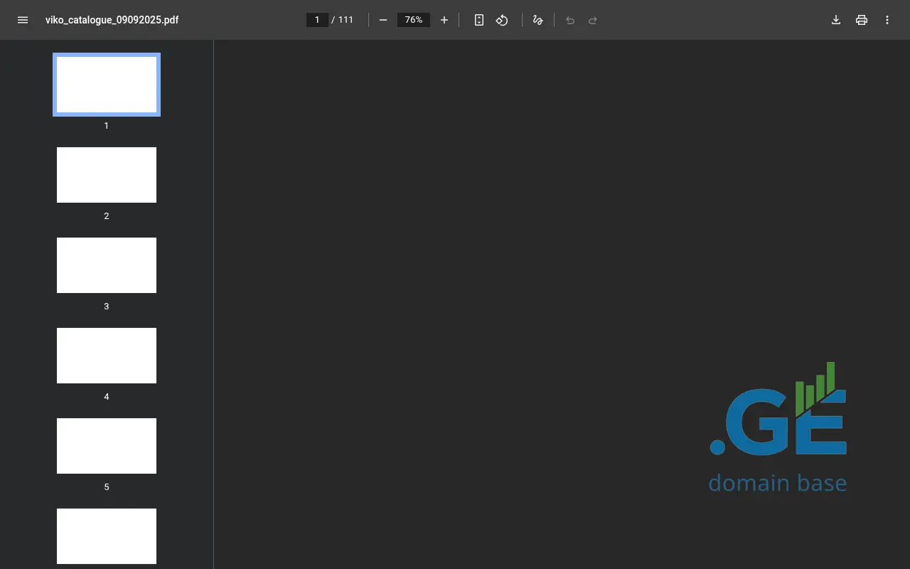 Screenshot of the site vikobatumi.ge