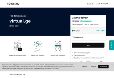 Screenshot of virtual.ge
