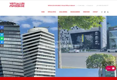 Screenshot of virtualuriopisebi.ge