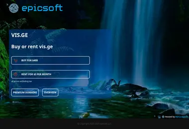 Screenshot of vis.ge