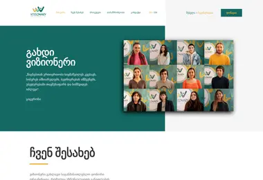 Screenshot of visionary.ge