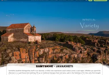 Screenshot of visitsj.ge