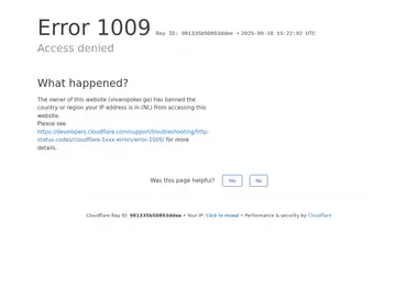 Screenshot of vivaropoker.ge