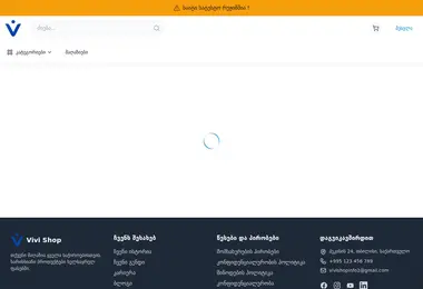 Screenshot of vivi.ge