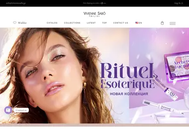 Screenshot of viviennesabo.ge