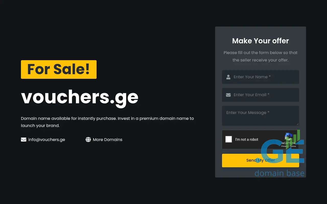 Screenshot of the site vouchers.ge