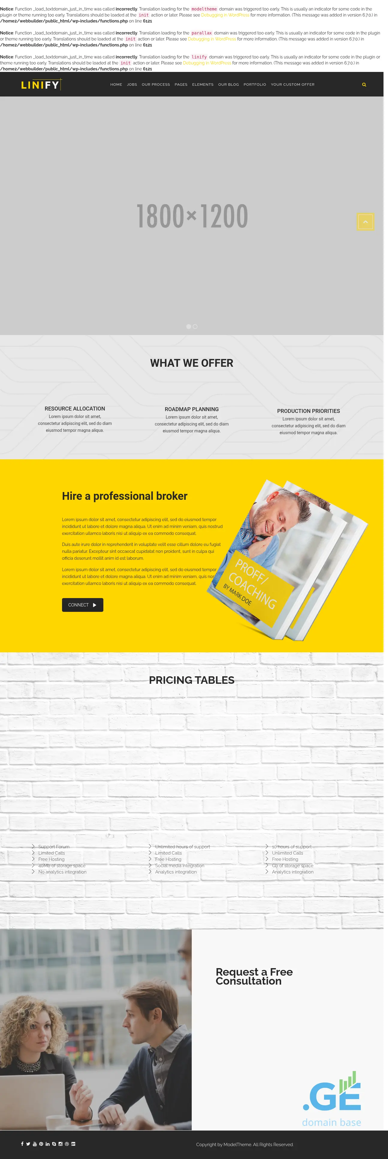 Screenshot of the site webbuilder.ge