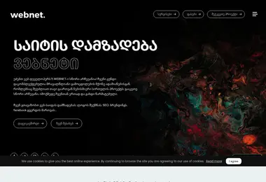 Screenshot of webnet.ge