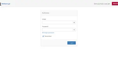 Screenshot of welearn.ge