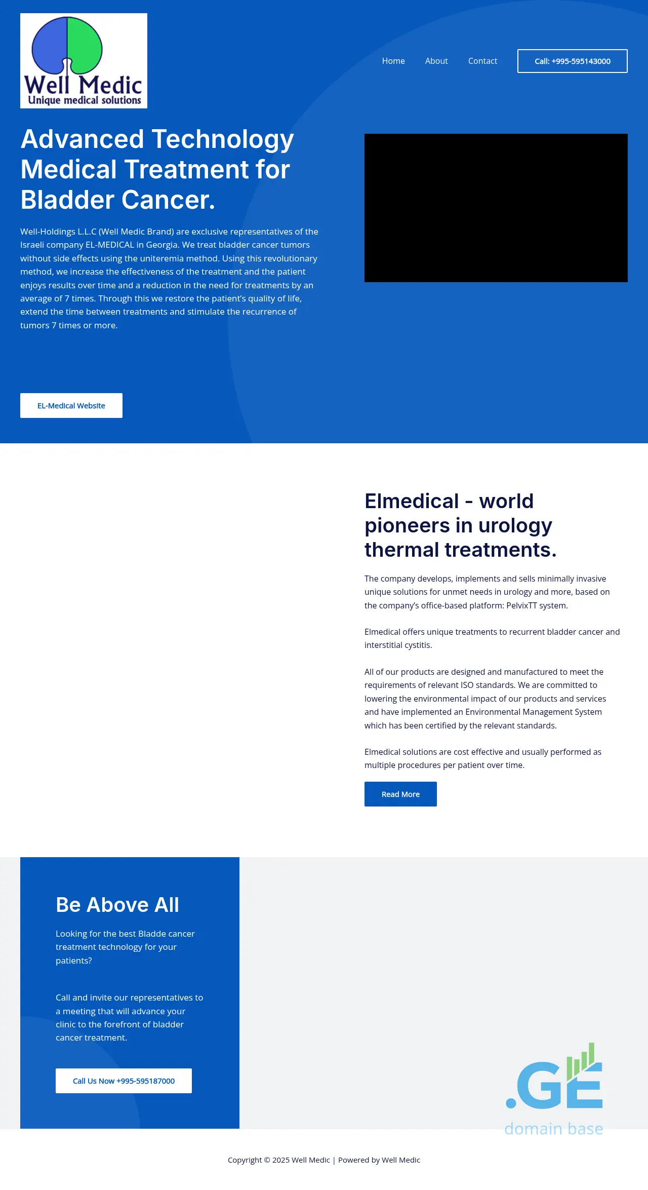 Screenshot of the site well-h.ge