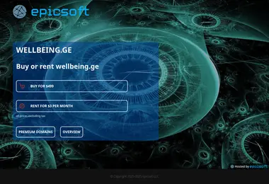 Screenshot of wellbeing.ge