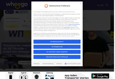 Screenshot of wheego-mobility.ge