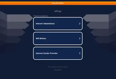 Screenshot of wifi.ge