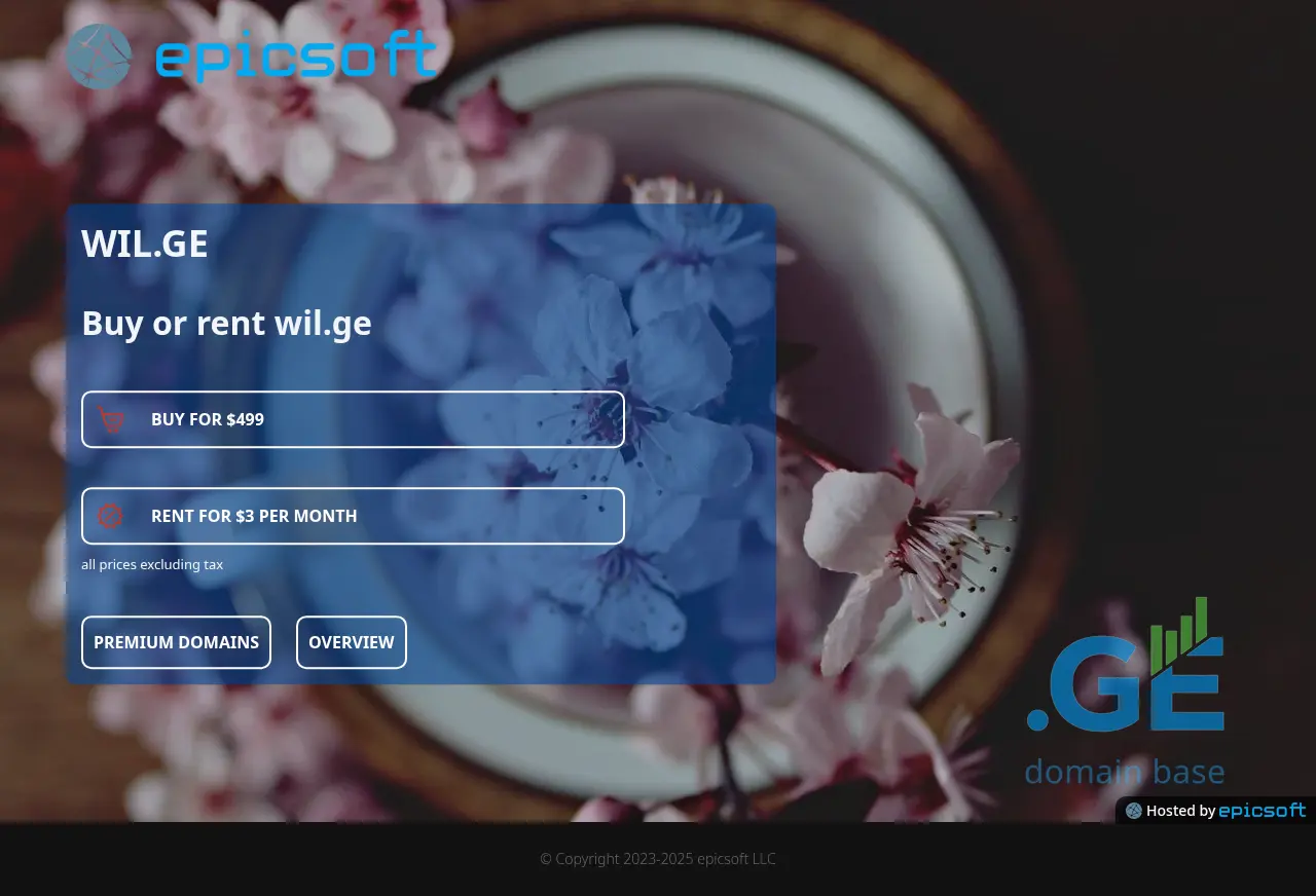 Screenshot of the site wil.ge