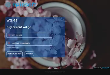 Screenshot of wil.ge